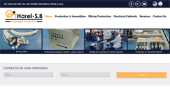 Desktop Screenshot of harelsb.com